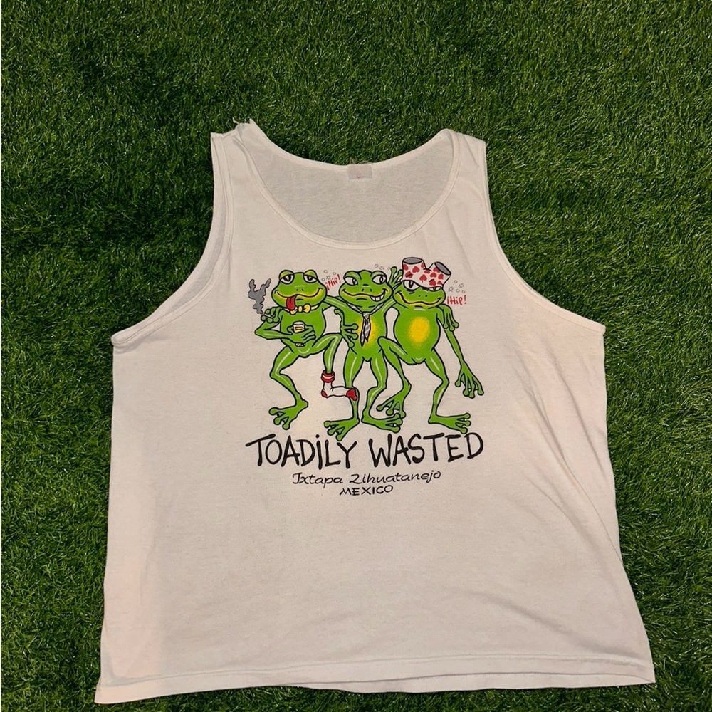 Vintage toadily wasted tank top shirt size XL